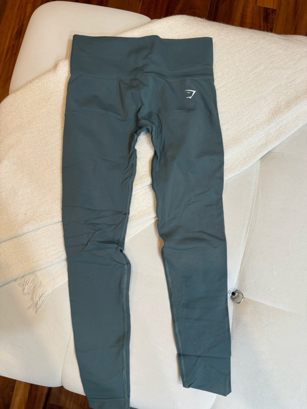 Gymshark Teal-Gray High-Waist Leggings